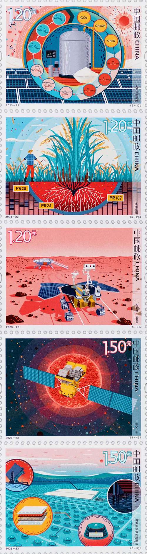 《科技創新(四)》紀念郵票 《科技創新(四)》紀念郵票